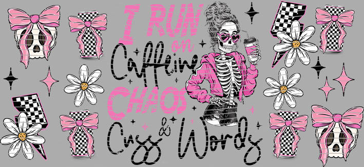 16oz Distressed Checkered-DC-54